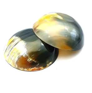 Peigne en corne antistatique en gros meilleure qualité peigne à cheveux en corne naturelle polie Logo personnalisé pour la maison hôtel utiliser bols classiques - Product Image 3