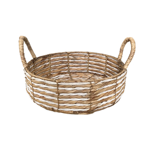 Wholesale Price Large Wicker Laundry <b>Basket</b> <b>With</b> <b>Lid</b> <b>Seagrass</b> Water Hyacinth Jute <b>Basket</b> Pantry Organizer Home Storage Center - Product Image 2