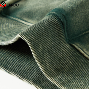 เสื้อฮู้ดผู้ชายทรงหลวมแบบสวมศีรษะน้ำหนักเบาเสื้อมีฮู้ดซักได้สำหรับฟิตเนสไซส์ใหญ่พิเศษระบายอากาศได้ - Product Image 3