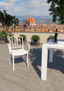 Alta qualità contemporanea eco-friendly sedie da giardino moderne mobili da pranzo all'aperto realizzati PP materiale casa ufficio scuola - Product Image 4