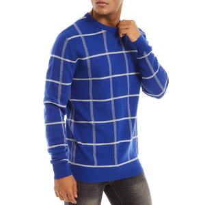 Suéter de punto con patrón de cuello redondo personalizado para hombres y mujeres suéter de moda cálido de invierno OEM ODM fábrica al por mayor - Product Image 5