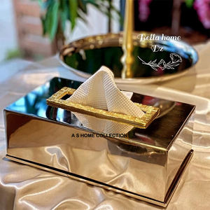 แท่นวางเค้กโลหะสำหรับตกแต่งรูปทรงสี่เหลี่ยมสีขาวและสีทองรูปทรงรอยัลสำหรับงานแต่งงานและวันเกิด - Product Image 2