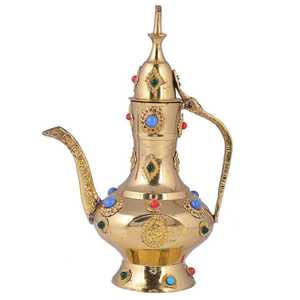 Aftaba de Latón de Alta Calidad con Grabado, Perla y Acabado Pulido para Agua Potable, Utensilio de Cocina Vintage de Latón - Product Image 2