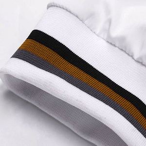 OEM Custom High Quality Breathable Lightweight Canvas Varsity Jacket for Men Stand Winter Streetwear Style Not Leather <b>Wool</b> - Product Image 5