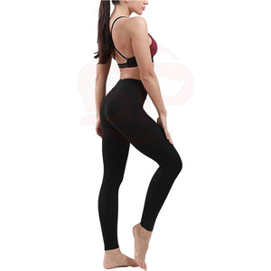 Conjunto de mallas y sujetador sin costuras de cintura alta Servicio OEM Ropa de gimnasio para mujer Conjunto de yoga para mujer - Product Image 3