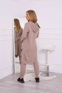 Sweat à capuche zippé surdimensionné Pulls et sweats à capuche zippés pour femmes Pull à capuche en molleton de coton éponge pour femmes (disponible en grande taille) - Product Image 3