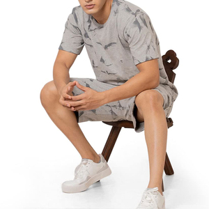 Nouvelle tendance ensemble court hommes T-shirt avec logo sur mesure avec ensembles de shorts assortis conception OEM t-shirt à manches courtes ensemble de deux pièces - Product Image 4