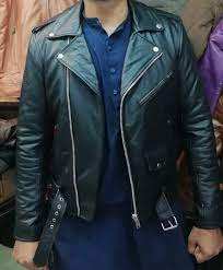 Abrigos de hombre al por mayor con logotipo personalizado OEM, chaqueta cortavientos gruesa cálida para exteriores, chaqueta de cuero de invierno para hombre, chaqueta de piel de oveja con soporte - Product Image 5