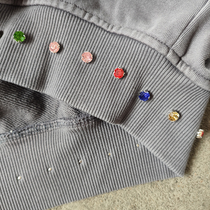 Sudaderas con capucha personalizadas Ropa urbana lavada con ácido Peso pesado en blanco de gran tamaño 460 Gsm Algodón Hombres Recortada Boxy Fit Sudadera con capucha con cremallera completa - Product Image 6