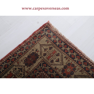 Alfombra de lana clásica de diseño turco para sala de estar lavable y acolchada - Product Image 2