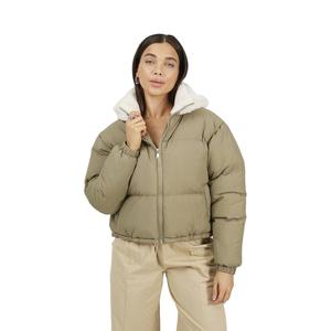 Chaqueta de Invierno Acolchada para Mujer de Alta Calidad, Transpirable, de Punto y Lona - Product Image 1