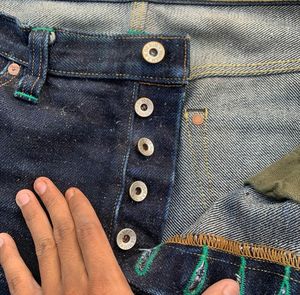 ขายส่งกางเกงยีนส์แบรนด์สีม่วงคุณภาพสูงปักHigh Street Designerสลิมฟิตกางเกงยีนส์ผู้ชายอเมริกัน - Product Image 6