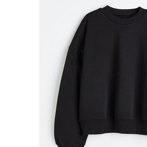 Sudadera de Punto Extra Grande Personalizable Ecológica de Moda Invernal 100% Algodón para Mujer con Logotipo Frontal y Hombros Caídos - Product Image 4