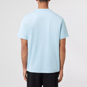 Camiseta de Manga Corta Azul Claro para Hombre con Estampado de Alas Negras, Corte Regular, Cuello Redondo, Estilo Casual, Marca Propia OEM Trackstar TSI-G05-P0099 - Product Image 2