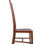 Silla de Comedor Moderna SOLOBEAT con Respaldo de Listones de Madera Maciza, Ecológica, para Restaurante, Villa y Sala de Estar - Product Image 6