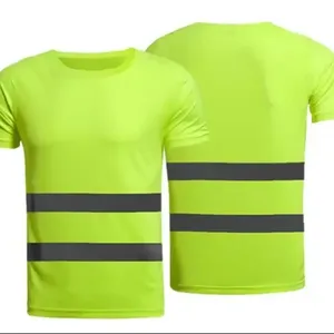 2024 Hersteller neues Design umweltfreundliches reflektierendes T-Shirt Werksfertigung Großhandel