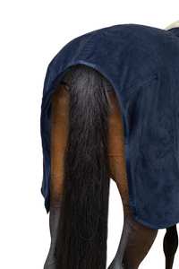 Tapis de cheval d'exposition de luxe Tapis de cheval en polaire avec couverture de cheval à col en fausse fourrure - Product Image 6