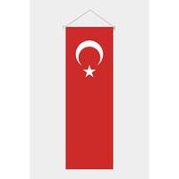 Drapeau personnalisé en forme de fanion pour événements professionnels, design personnalisable, fabriqué en Turquie