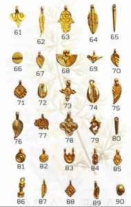 Breloques en laiton de forme géométrique en spirale, breloques dorées brutes, breloques bohèmes pour la fabrication de macramé et de bijoux, 18*14mm - Product Image 2