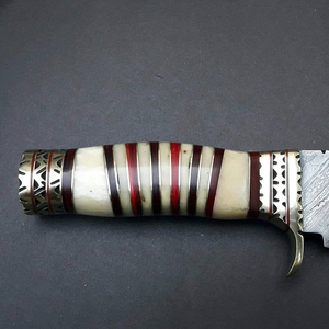 Cuchillo de Camping forjado a mano de acero inoxidable, cuchillo BOWIE profesional hecho a mano para su mejor amigo, herramientas de regalo - Product Image 6