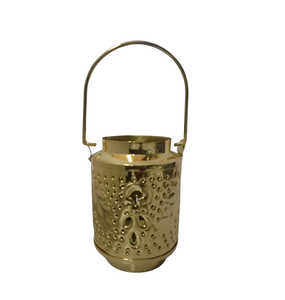 Linterna redonda de hierro de diseño elegante, linterna de vela de Color de pátina gris para el jardín del hogar y la decoración del festival hecha a mano - Product Image 4