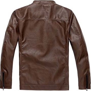 Veste en cuir vintage pour homme, mode automne, vestes en cuir véritable - Product Image 2