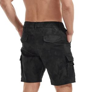 Kivotech Men's Casual <b>Cargo</b> <b>Shorts</b> Polyester/Nylon Mid Drawstring Closure High Quality Custom Logo Quick Dry Breathable - Product Image 2