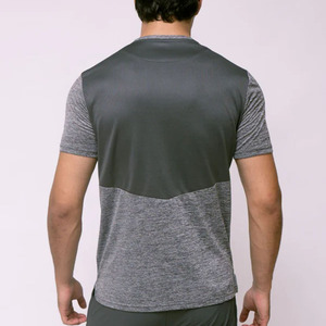 Camiseta de fitness personalizada Diseño de patrón sólido con material de poliéster/algodón 280 gramos Tela de punto Estilo formal - Product Image 3