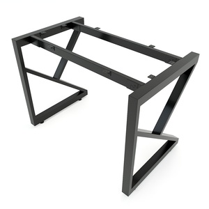 KConcept HCKC001 Assembly Table Legs Cast Iron with Industrial Design for Dining Kitchen Hospital Park Furniture - Product Image 1