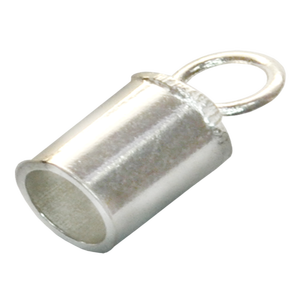 Extremos de cordón de diámetro interior de 0,5 mM de plata esterlina Fabricante y proveedor de hallazgos de Plata de Ley 925 para la fabricación de joyas - Product Image 4