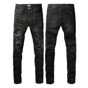 Jeans de Hombre de Cintura Media Lavados de Alta Calidad, Estilo Hip Hop, Transpirables, Ecológicos, de Peso Medio, de Secado Rápido, Estilo Urbano, Se Acepta OEM - Product Image 6