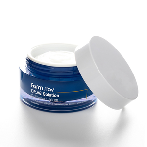 FARMSTAY DR-V8 SOLUTION COLLAGEN <b>CREAM</b> - CPNP Made in Korea - Whitening Anti-wrinkle Anti Aging Moisturizing Firming - Product Image 1