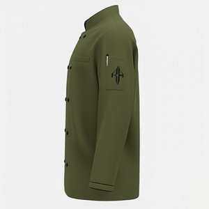 Nouvelle tenue d'hôtel pour hommes de haute qualité 2026, couleur unie, impression numérique, manches longues, coupe ajustée, polyester/coton par RIVIAN ATLANTIC - Product Image 2