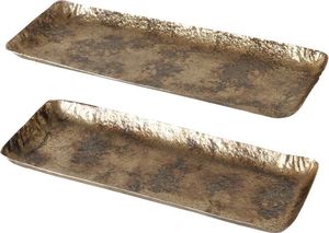 พบกับคอลเลกชันถาดโลหะทรงกลมสำหรับตกแต่งที่ประดิษฐ์ขึ้นอย่างสวยงามที่ความสง่างามและการใช้งาน - Product Image 2