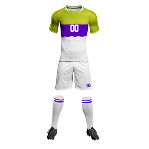 Ensemble d'uniformes de football personnalisés professionnels de haute qualité, sublimés, imprimés par transfert thermique, respirants, légers, sans couture, séchage rapide - Product Image 6