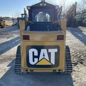 2015 CAT 247B3 Utilisé Skid Steer Loader 80% Classé 72 Godet Pistes Joystick Pilote Commandes Manuelles Mini Chargeur Bel État - Product Image 5