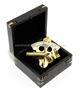Nautique Belle 3 Astrolabe Nautique LAITON SEXTANT Avec Boîte En Bois - Product Image 6