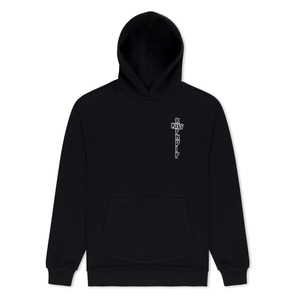 Custom Unisex <b>Oversized</b> Be Kind <b>Hoodie</b> <b>Black</b> Minimal Streetwear Adjustable drawstring hood with front kangaroo pocket OEM Custom - Product Image 1