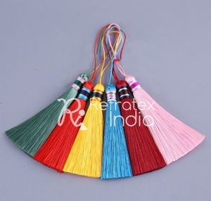 Borlas Coloridas Hechas a Mano para la Creación de Joyas, Manualidades, Decoración, Pendientes, Llaveros, Bolsos, Accesorios para Cortinas - Product Image 6