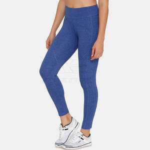 Nouvel Arrivage Legging de Fitness Femme Haute Qualité Taille Mi-Haute Élastique Respirant Séchage Rapide Motif Uni Faible MOQ - Product Image 2