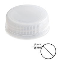 Couvercles inviolables 38 mm bouchon pour bouteille rouge noir bouchon de bouteille à vis bouchons de remplacement en plastique pour jus eau lait bouteilles couvre
