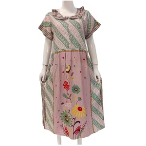 Chibi Dress Daster Dress Vestido de verano relajante para mujer y mujer Ropa de dormir con materiales de rayón para uso diario - Product Image 1