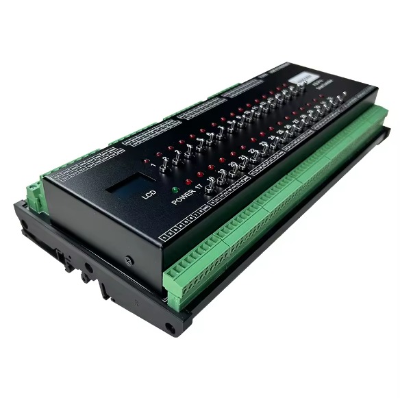 Módulo Relé Kincony A32 Pro 32CH com Ethernet, 4G e Dimmer LCD