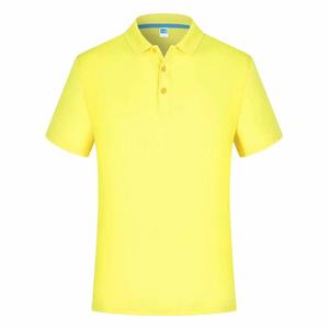 เสื้อยืดโปโลสำหรับผู้ชายเสื้อถักวาฟเฟิลแบบเรียบๆไม่มีลวดลายขนาด330กรัมโลโก้แบบกำหนดเอง - Product Image 2