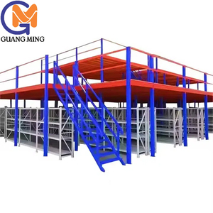 Kho thiết bị thép nền tảng tầng lửng trung bình nhiệm vụ 500kg/sqm Kho Giá Chứng nhận bảo vệ chống ăn mòn - Product Image 4