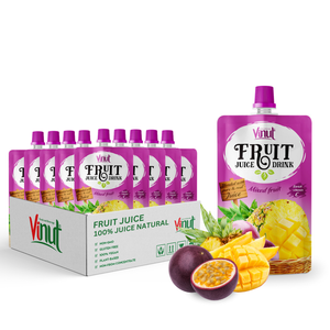 ถุงใส่น้ำผลไม้ผสมเขตร้อนขนาด250มล. เครื่องดื่มแบบไม่มีแอลกอฮอล์มีตัวอย่างสำหรับการตลาดฉลากส่วนตัว - Product Image 1