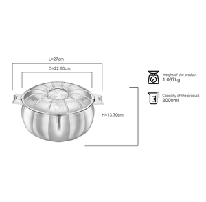 Venta caliente de acero inoxidable olla caliente Chapati Box caja de arroz mantiene la comida caliente y cacerola fresca utensilios de cocina para el hogar cocina restaurante - Product Image 3