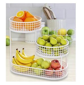 Panier à fruits en finition plaquée or, ustensiles de cuisine, panier de rangement pour fruits, nouveau design, panier fait à la main pour le rangement des fruits - Product Image 3