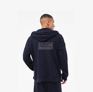 Sweats à capuche unisexe en polaire avec fermeture éclair, conçus sur mesure, fabriqués avec les logos souhaités - Product Image 6