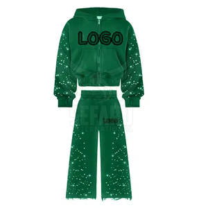 Heavy Duty En Stock Hommes Strass Survêtements Marque Privée Strass Survêtements pour Adulte - Product Image 4